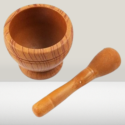 Mortier cuisine - ResinMortar&Pestle™ - Marron foncé