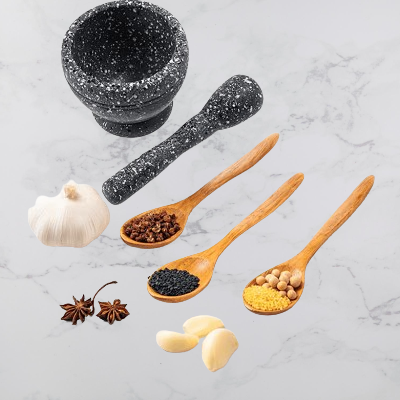 Mortier cuisine - ResinMortar&Pestle™ - Gris