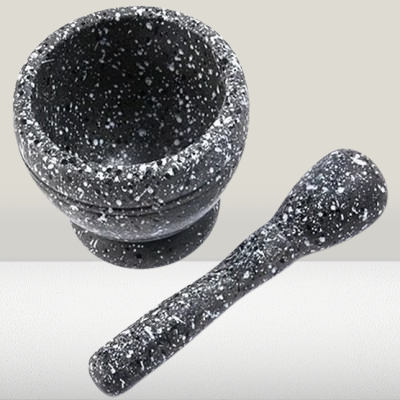 Mortier cuisine - ResinMortar&Pestle™ - Gris