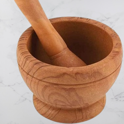 Mortier cuisine - ResinMortar&Pestle™ - Marron foncé